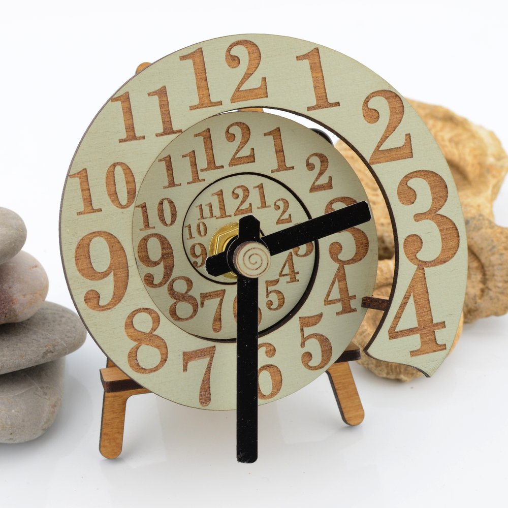 Spiral of Time Desktop Clock