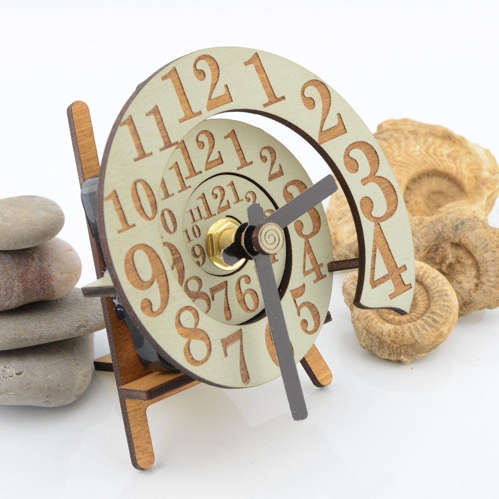Spiral of Time Desktop Clock