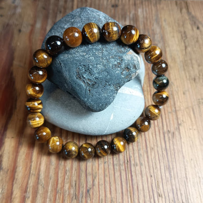 8mm Natural Gemstone Stretch Bracelets