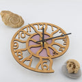 Trace Ammonite Wall Clock
