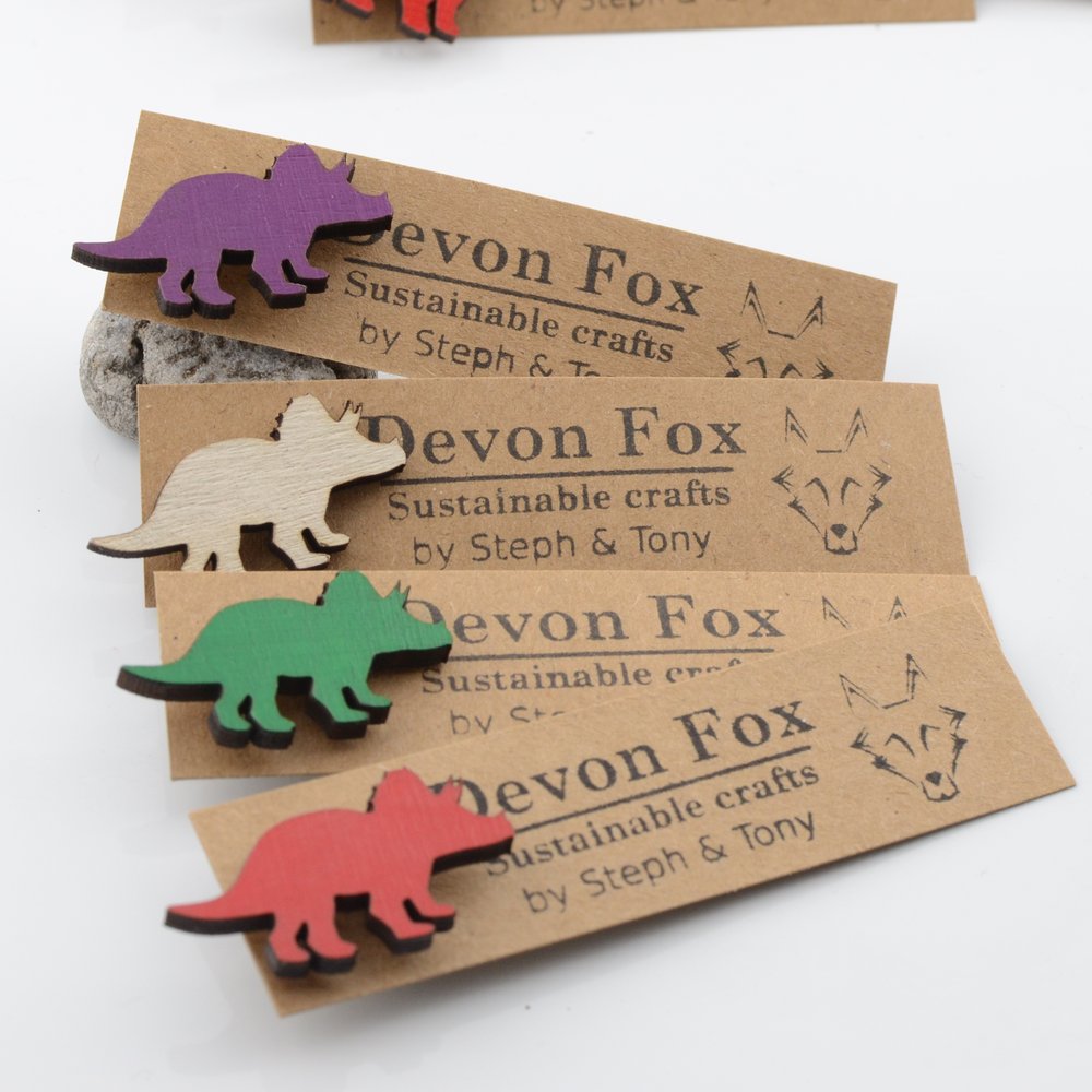 Dino Pin Badges