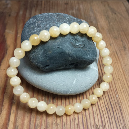 6mm Natural Gemstone Stretch Bracelet