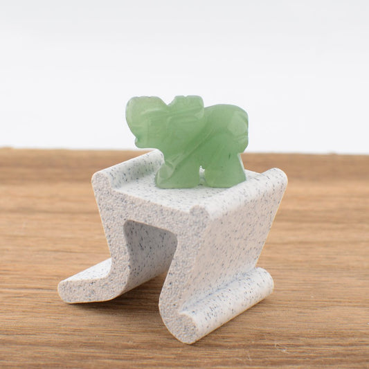 Green Aventurine Elephant – 2cm x 2.5cm