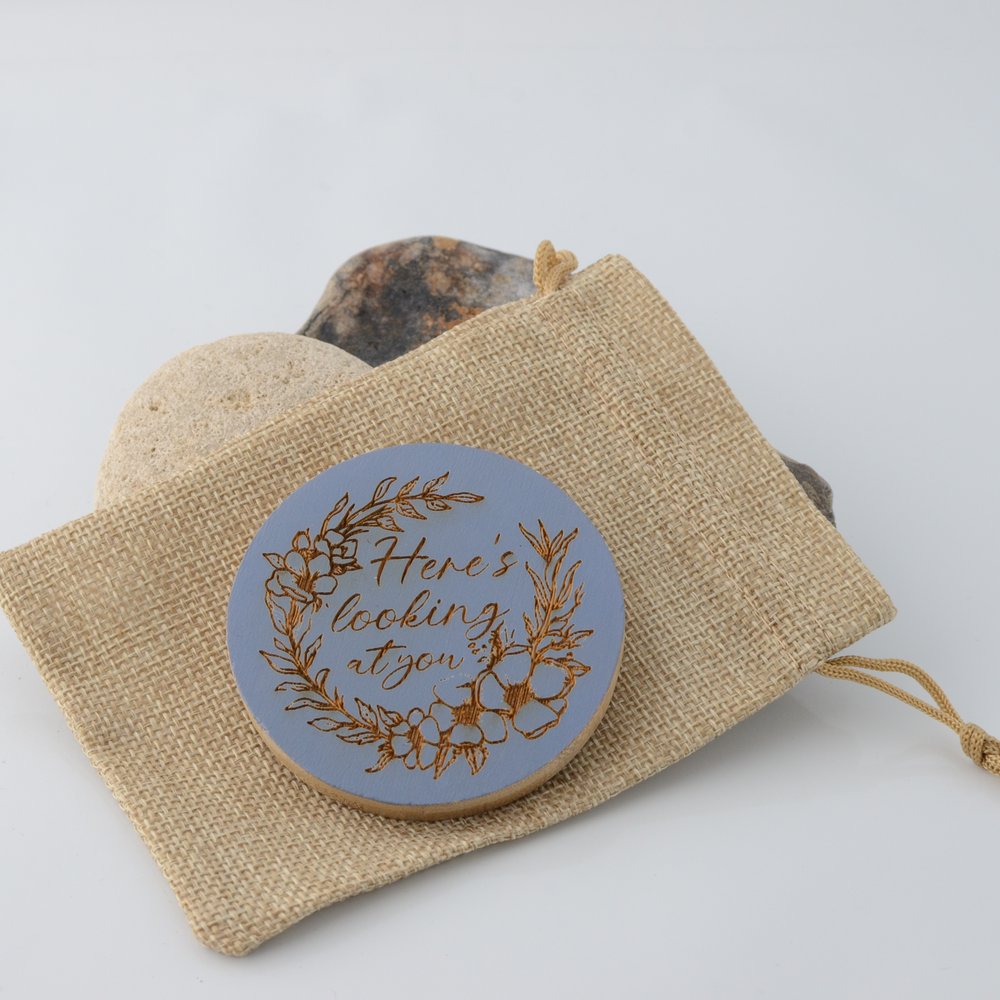 Bamboo Pocket Mirror - Here's looking at you