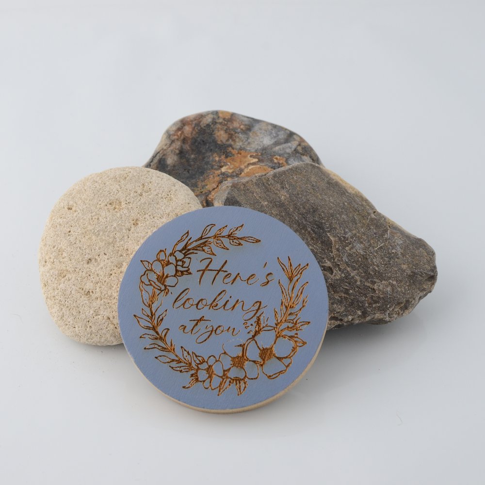 Bamboo Pocket Mirror - Here's looking at you