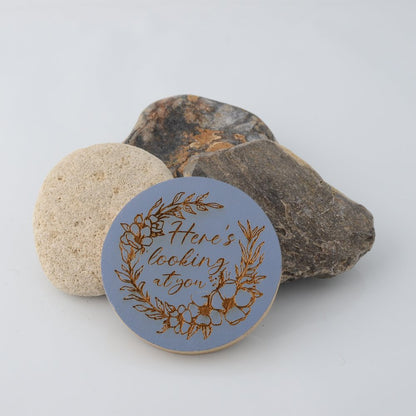 Bamboo Pocket Mirror - Here's looking at you