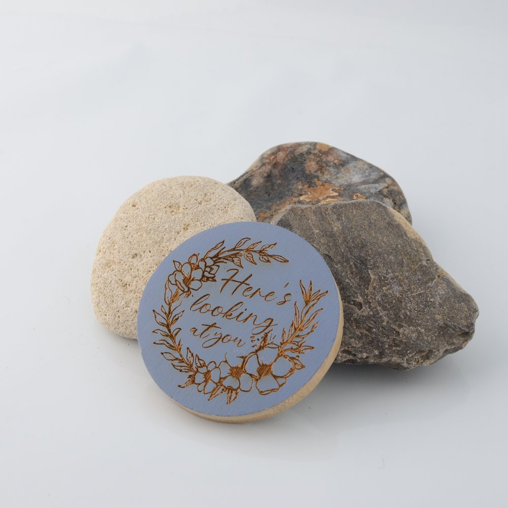 Bamboo Pocket Mirror - Here's looking at you