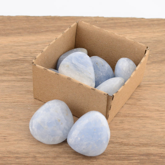 Blue Calcite Tumble Stone