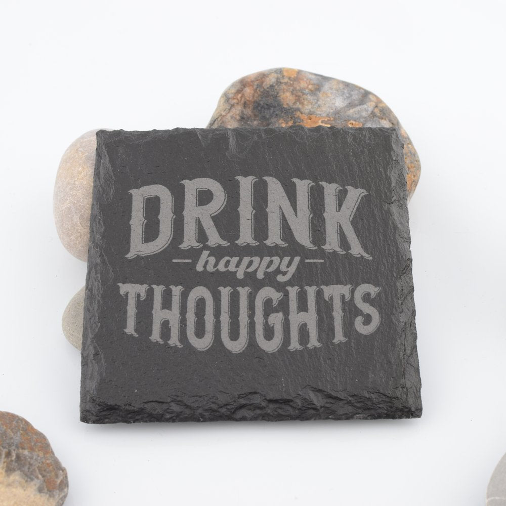Wine Slogan Slate Coaster