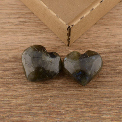 Labradorite Hearts