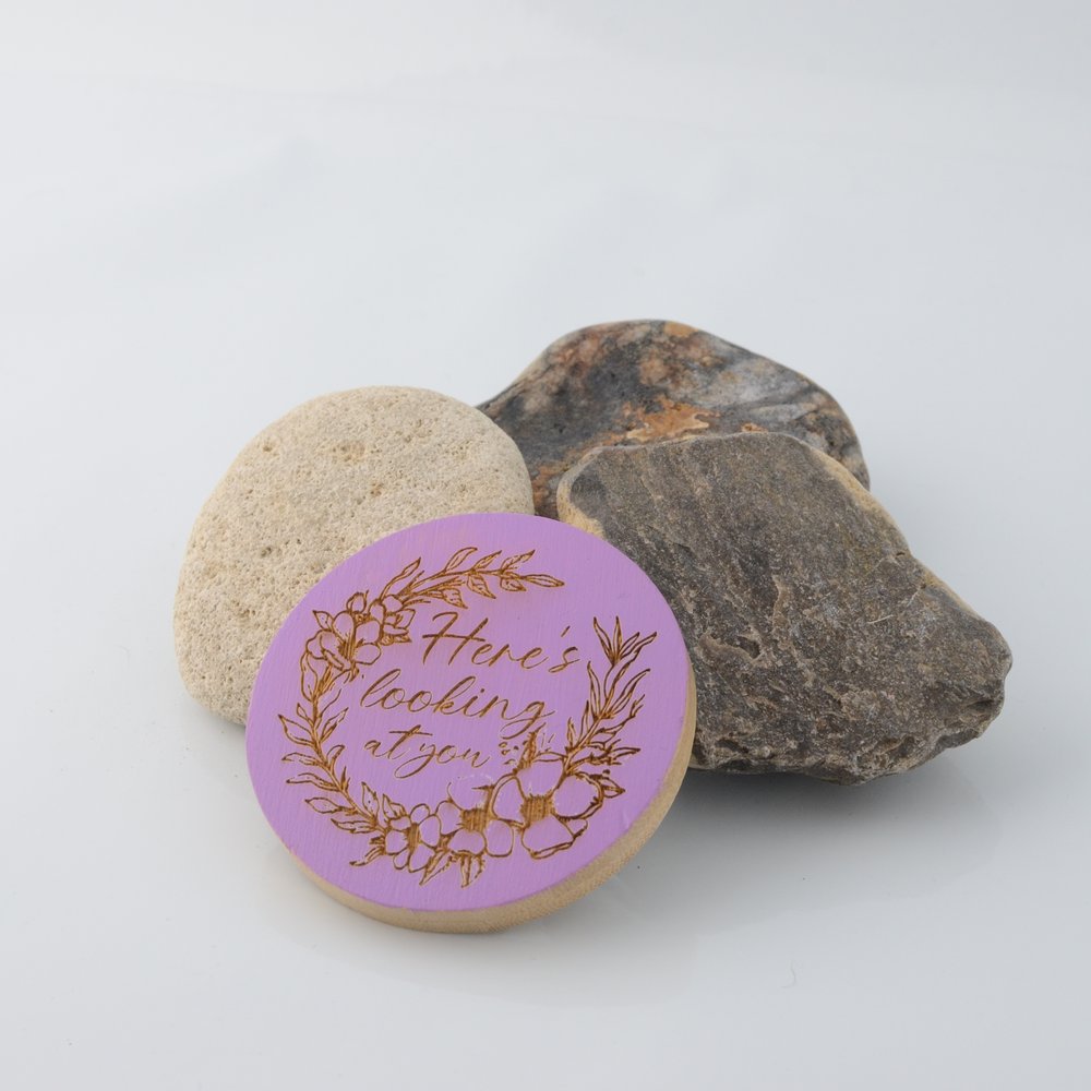 Bamboo Pocket Mirror - Here's looking at you