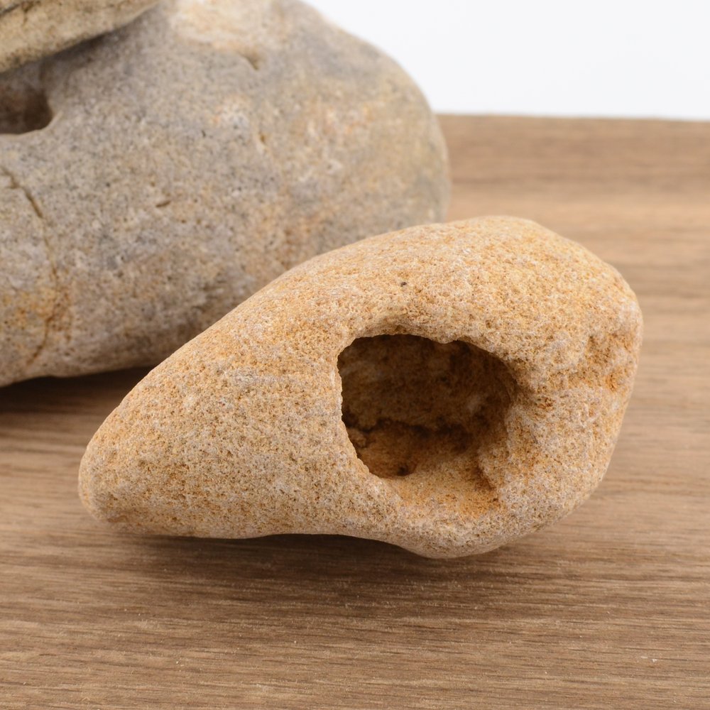 Hag Stone -Over 6cm – Naturally Holed Jurassic Coast Pebble