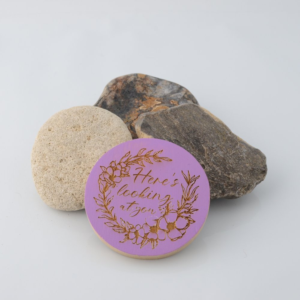 Bamboo Pocket Mirror - Here's looking at you