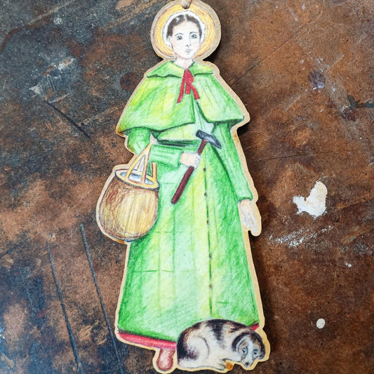Mary Anning Wooden Hanging Decoration - Decoration