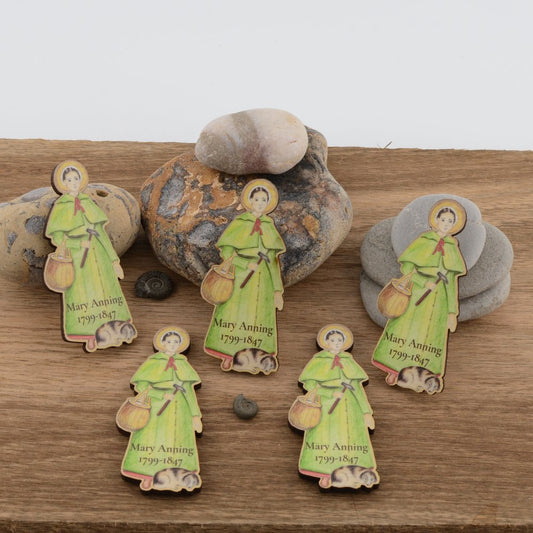 Mary Anning Wooden Magnet