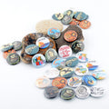 Jurassic Coast Button Badges