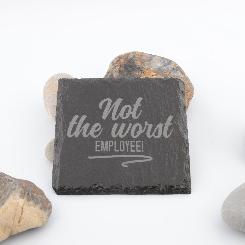 Work Mate Slogan Slate Coasters
