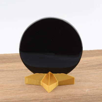 Obsidian Mirror – 8cm Polished Disc