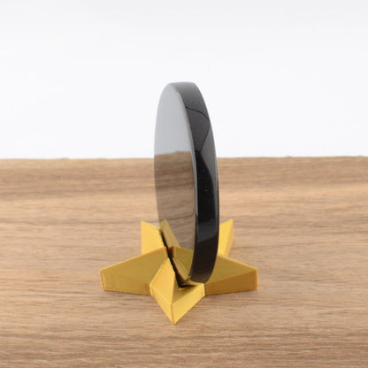 Obsidian Mirror – 8cm Polished Disc