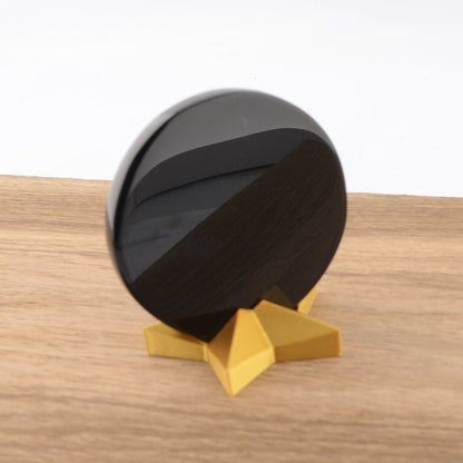 Obsidian Mirror – 8cm Polished Disc