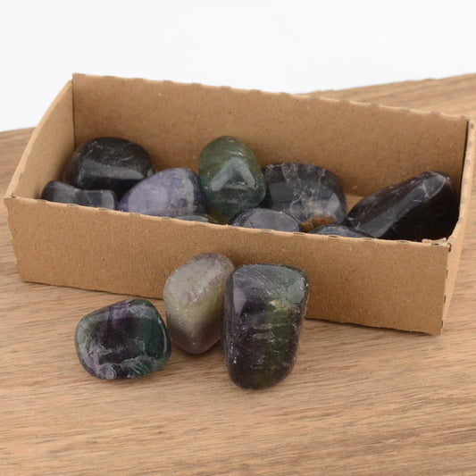 Rainbow Fluorite Tumble Stone