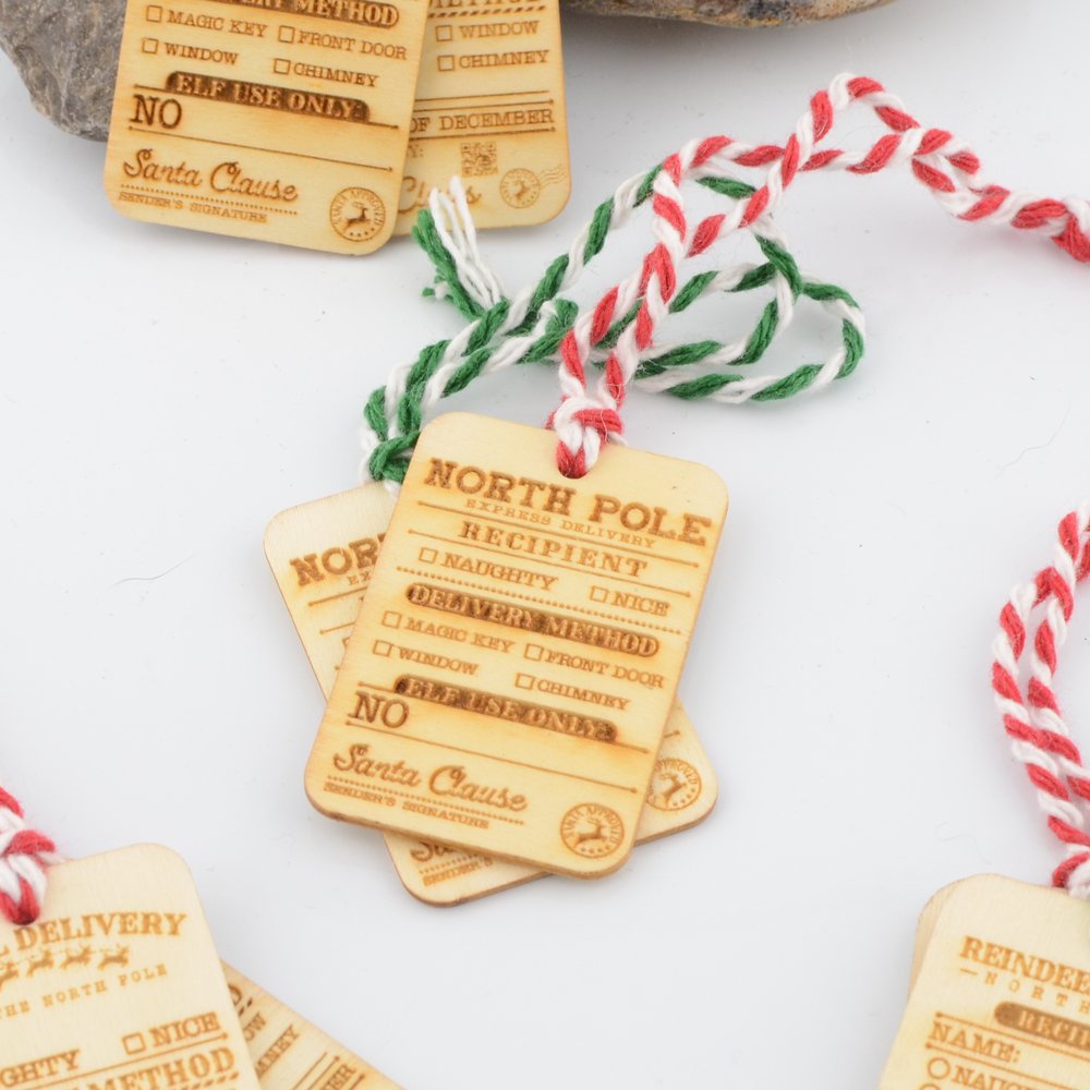 Wooden Reusable Gift Tags