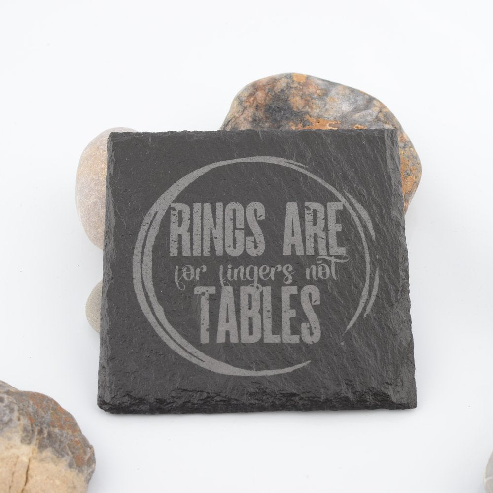 Cheeky Slogan Slate Coasters