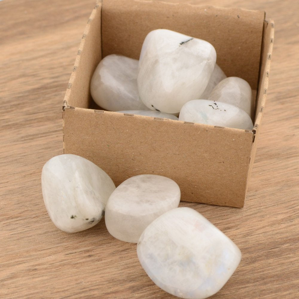 Rainbow Moonstone Tumble Stone