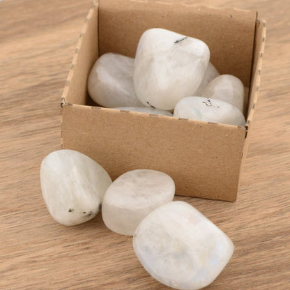 Rainbow Moonstone Tumble Stone