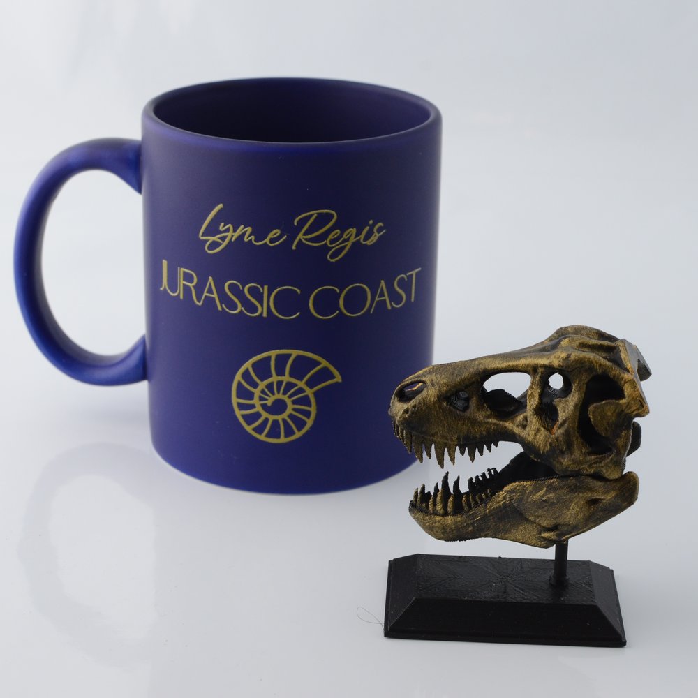 3D Printed T-Rex Skull Model