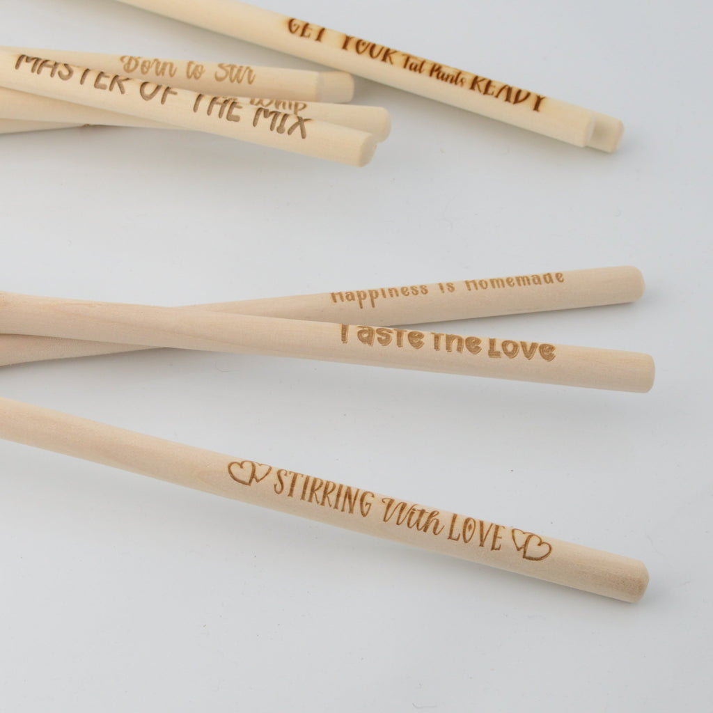 Engraved Wooden Spoon