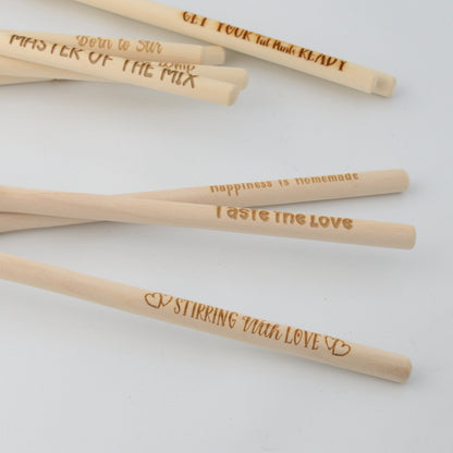 Engraved Wooden Spoon