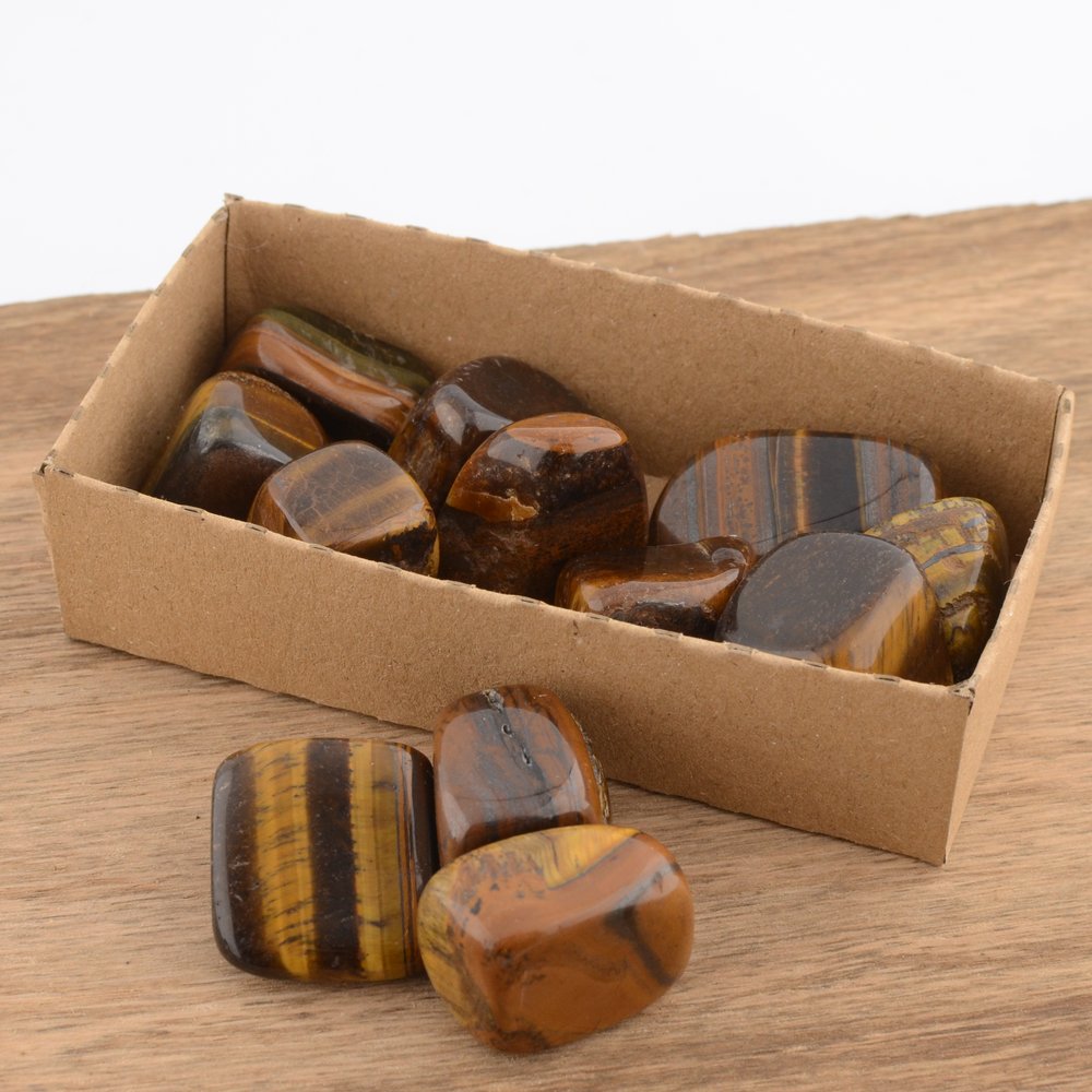 Tiger's Eye Tumble Stone
